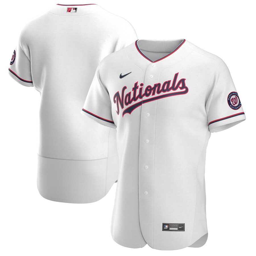 Washington Nationals Men Nike White Alternate Custom 2024 MLB Jersey